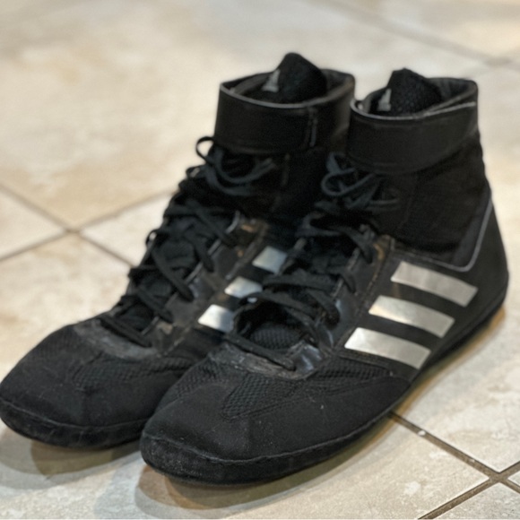 adidas Shoes Adidas Mens Black Wrestling Shoes Sz 3 Poshmark
